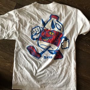 Terror Reid bleach tshirt medium